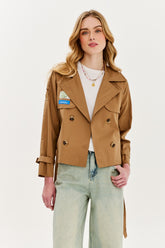 Classic Bloom short trench
